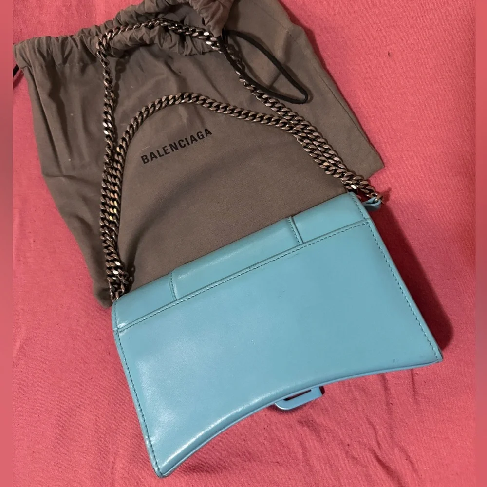Balenciaga Hourglass Wallet on Chain Bag